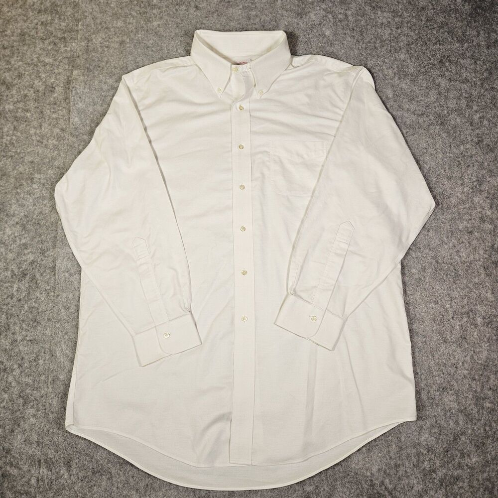 Brooks Brothers Mens Madison Original Polo Cotton Button Down Shirt Size 16.5-33